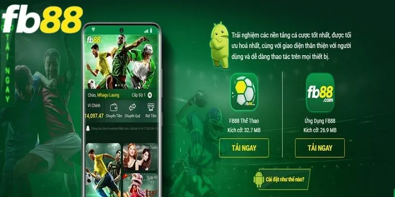 Thuận tiện hơn trong việc tham gia cá cược nhờ tải app FB88